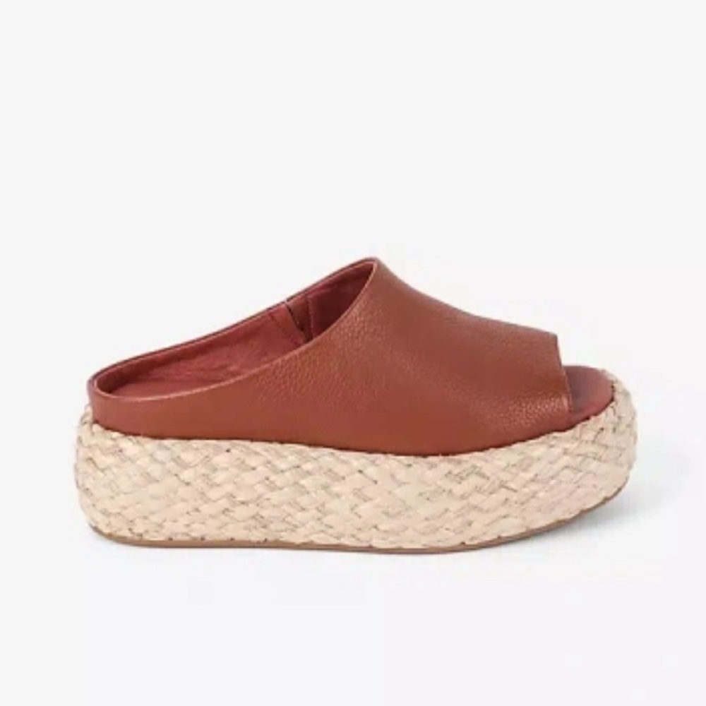 INTENTIONALLY BLANK hightide espadrille platform in terracotta‎ Size 7 - Picture 2 of 9